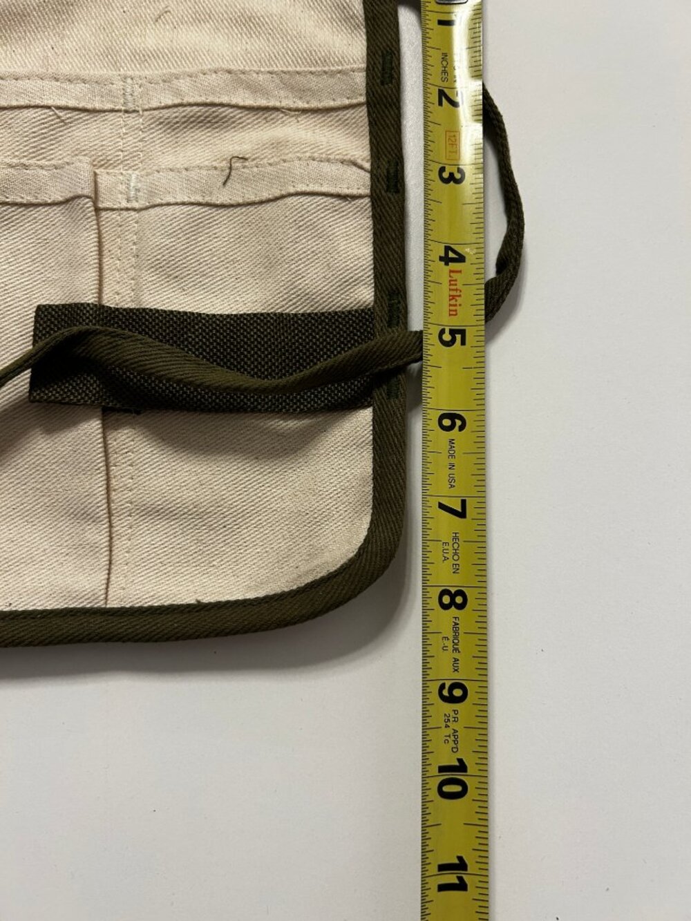 Graintex CA1137 12-Pocket Canvas Apron, Heavy Duty Canvas, Beige, Fits All - Picture 7 of 7